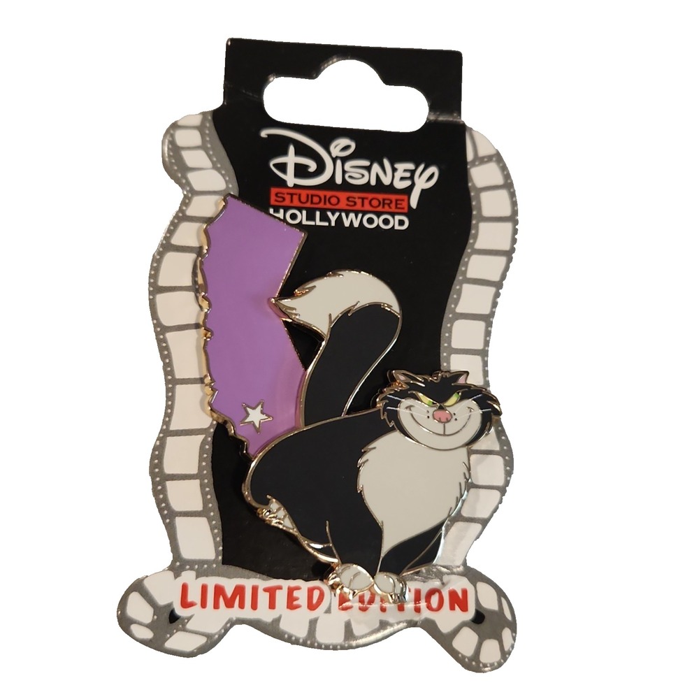 Disney Pin 175879 DSSH Lucifer California State Destination D23 LE 300 Cat